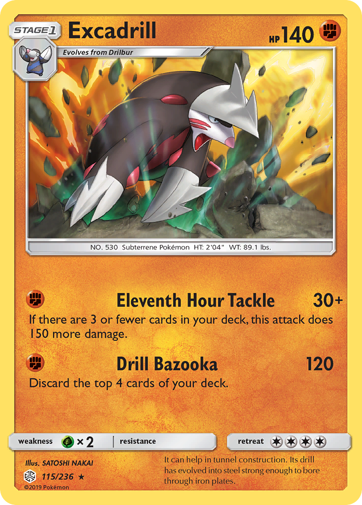 Excadrill (115/236) [Sun & Moon: Cosmic Eclipse] | Exor Games Dartmouth