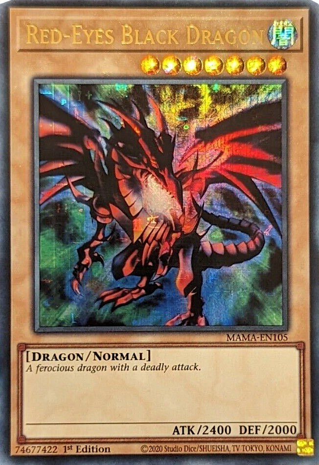 Red-Eyes Black Dragon [MAMA-EN105] Ultra Pharaoh's Rare | Exor Games Dartmouth