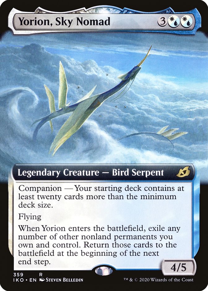 Yorion, Sky Nomad (Extended Art) [Ikoria: Lair of Behemoths] | Exor Games Dartmouth