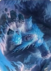 Icehide Troll Art Card [Kaldheim: Art Series] | Exor Games Dartmouth