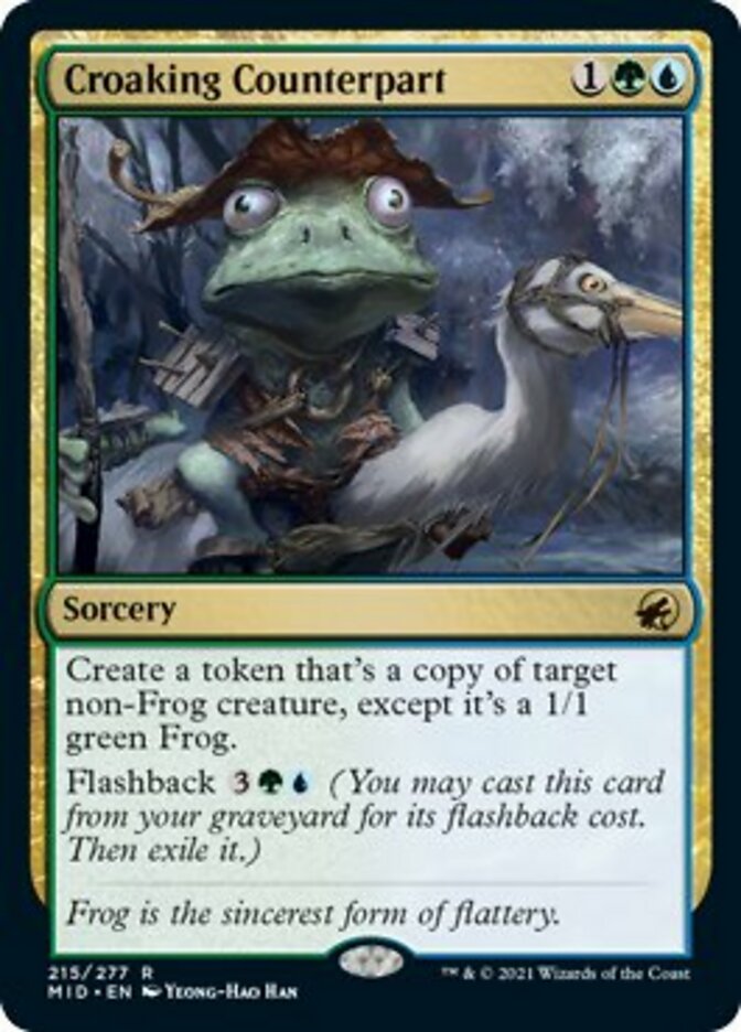 Croaking Counterpart [Innistrad: Midnight Hunt] | Exor Games Dartmouth