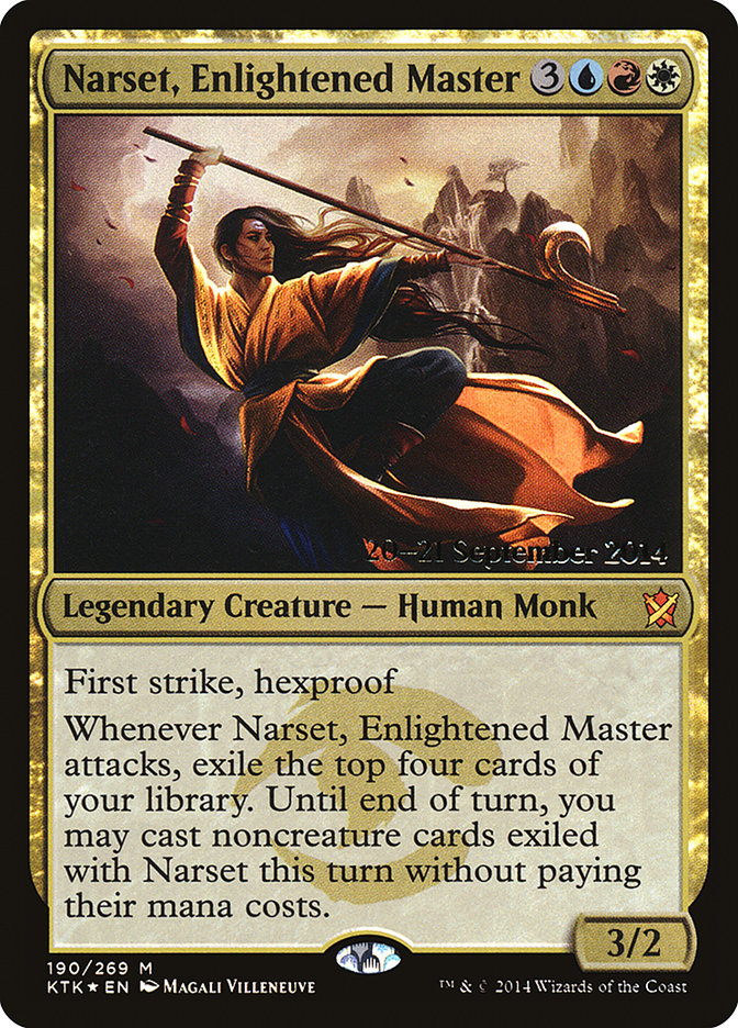 Narset, Enlightened Master  [Khans of Tarkir Prerelease Promos] | Exor Games Dartmouth