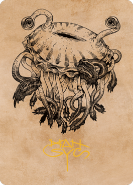 Gluntch, the Bestower Art Card (Gold-Stamped Signature) [Commander Legends: Battle for Baldur's Gate Art Series] | Exor Games Dartmouth