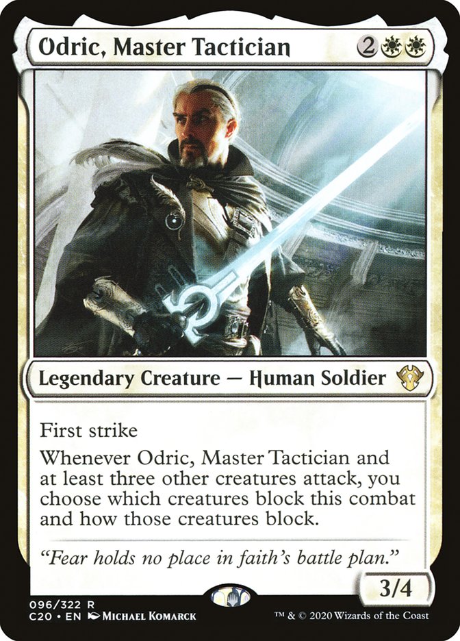 Odric, Master Tactician [Commander 2020] | Exor Games Dartmouth