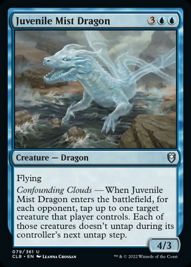 Juvenile Mist Dragon [Commander Legends: Battle for Baldur's Gate] | Exor Games Dartmouth