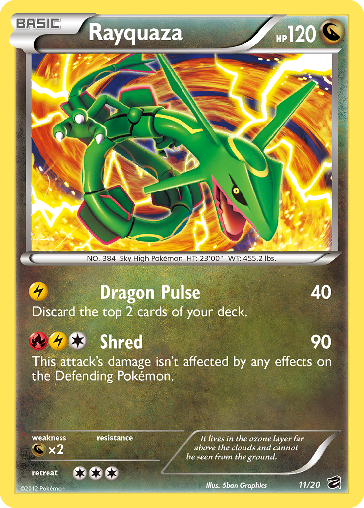 Rayquaza (11/20) [Black & White: Dragon Vault] | Exor Games Dartmouth