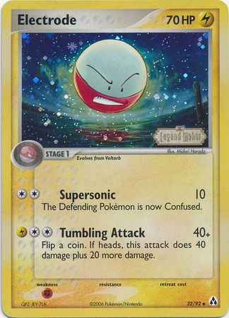 Electrode (32/92) (Stamped) [EX: Legend Maker] | Exor Games Dartmouth