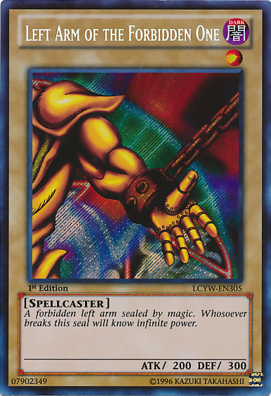 Left Arm of the Forbidden One [LCYW-EN305] Secret Rare | Exor Games Dartmouth