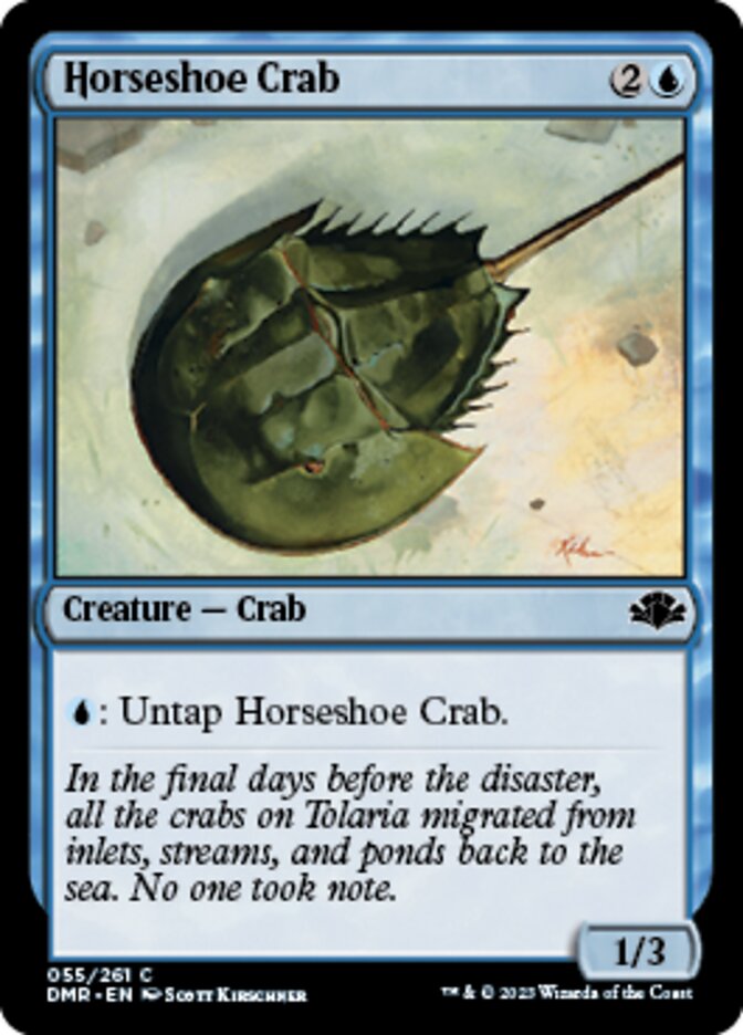Horseshoe Crab [Dominaria Remastered] | Exor Games Dartmouth