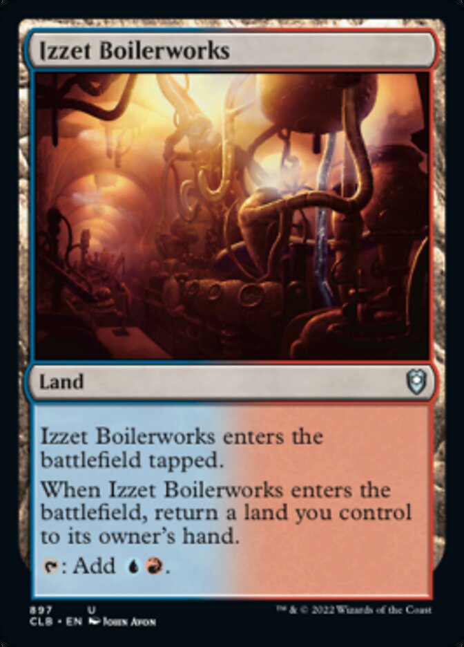 Izzet Boilerworks [Commander Legends: Battle for Baldur's Gate] | Exor Games Dartmouth