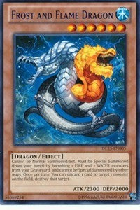 Frost and Flame Dragon (Blue) [DL15-EN005] Rare | Exor Games Dartmouth