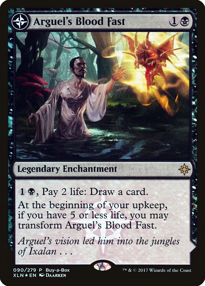 Arguel's Blood Fast // Temple of Aclazotz (Buy-A-Box) [Ixalan Treasure Chest] | Exor Games Dartmouth