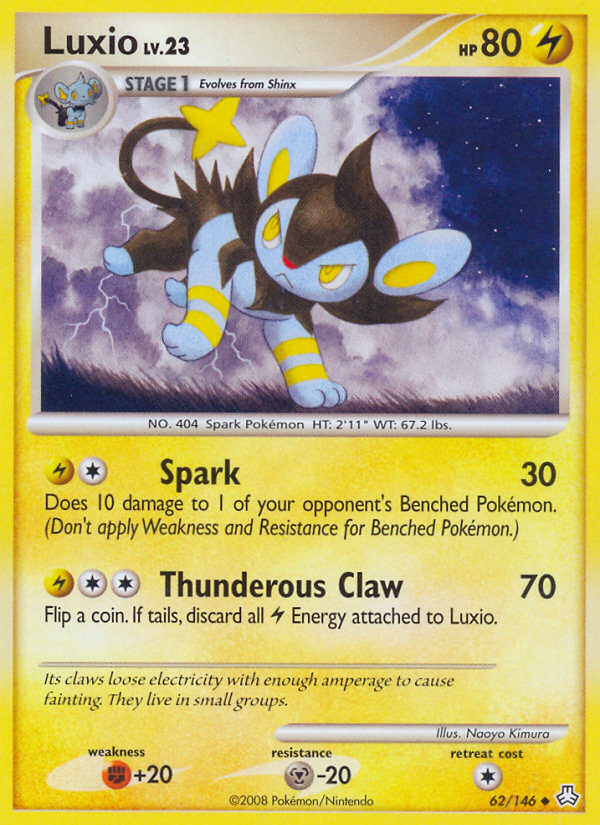 Luxio (62/146) [Diamond & Pearl: Legends Awakened] | Exor Games Dartmouth