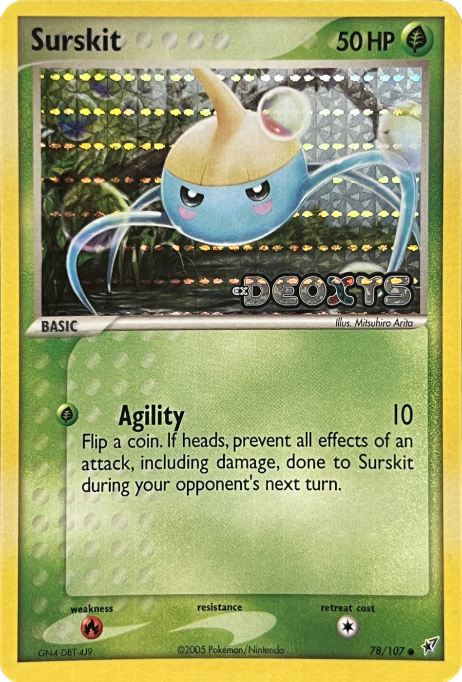 Surskit (78/107) (Stamped) [EX: Deoxys] | Exor Games Dartmouth