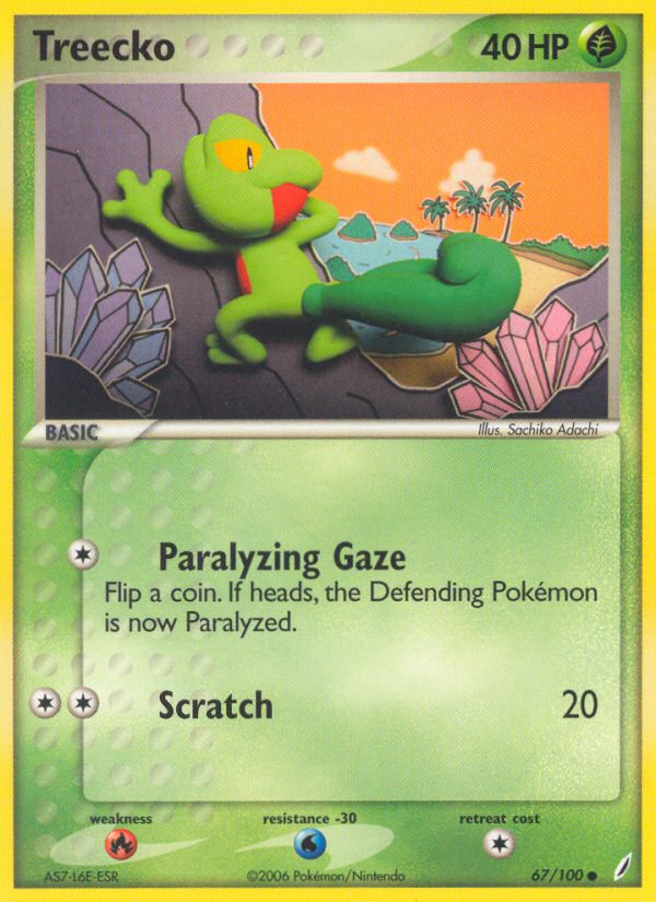 Treecko (67/100) [EX: Crystal Guardians] | Exor Games Dartmouth