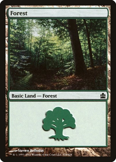 Forest [Commander 2011] | Exor Games Dartmouth