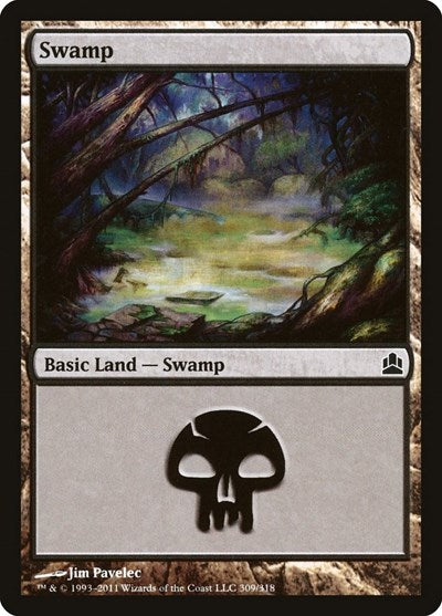 Swamp [Commander 2011] | Exor Games Dartmouth