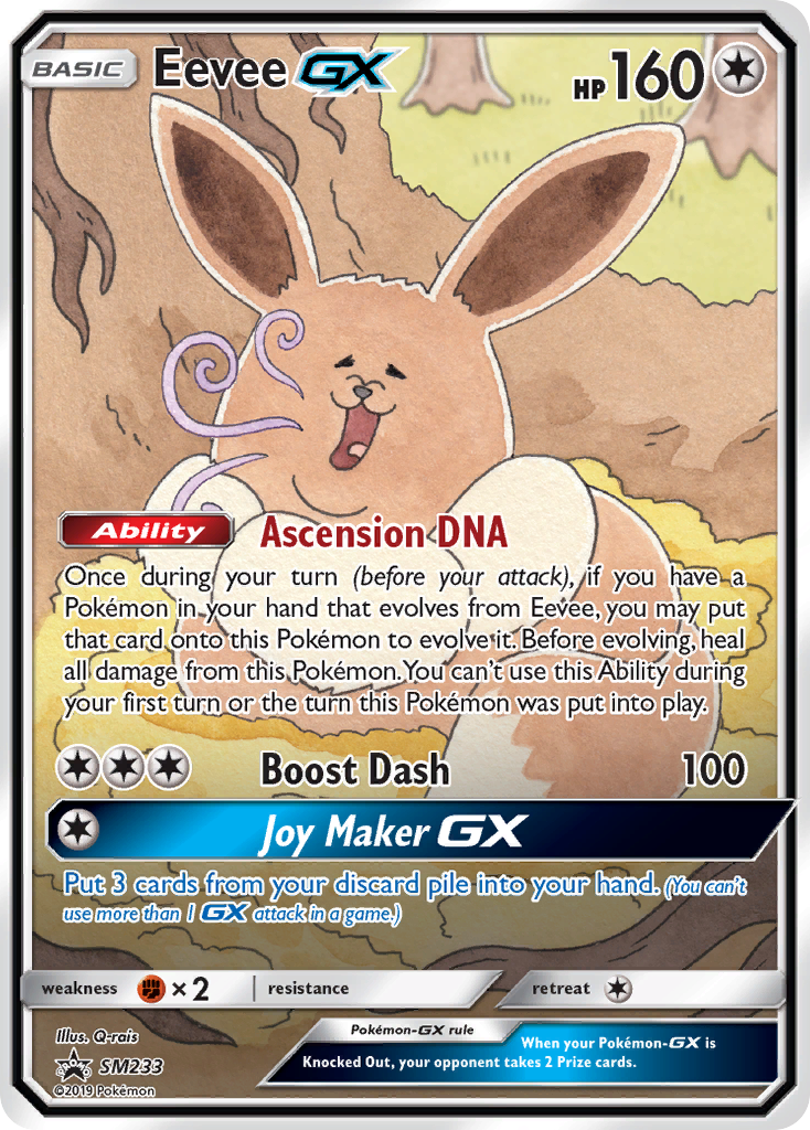 Eevee GX (SM233) [Sun & Moon: Black Star Promos] | Exor Games Dartmouth