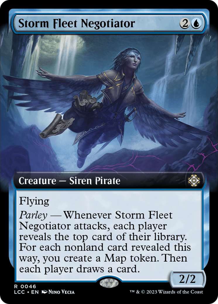 Storm Fleet Negotiator (Extended Art) [The Lost Caverns of Ixalan Commander] | Exor Games Dartmouth