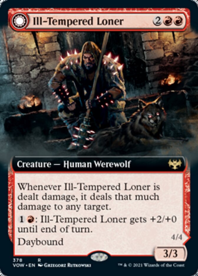 Ill-Tempered Loner // Howlpack Avenger (Extended) [Innistrad: Crimson Vow] | Exor Games Dartmouth