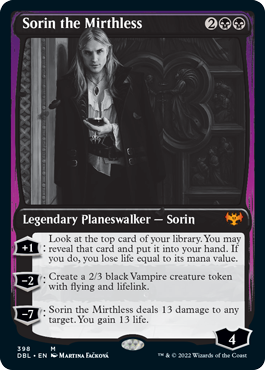 Sorin the Mirthless [Innistrad: Double Feature] | Exor Games Dartmouth