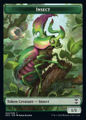 Ogre // Insect Double-sided Token [Streets of New Capenna Commander Tokens] | Exor Games Dartmouth