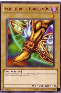 Right Leg of the Forbidden One (Red) [DL11-EN002] Rare | Exor Games Dartmouth