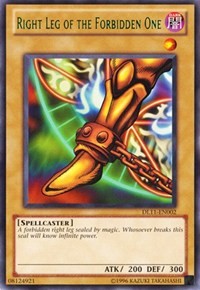 Right Leg of the Forbidden One (Green) [DL11-EN002] Rare | Exor Games Dartmouth