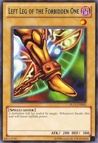 Left Leg of the Forbidden One (Blue) [DL11-EN003] Rare | Exor Games Dartmouth