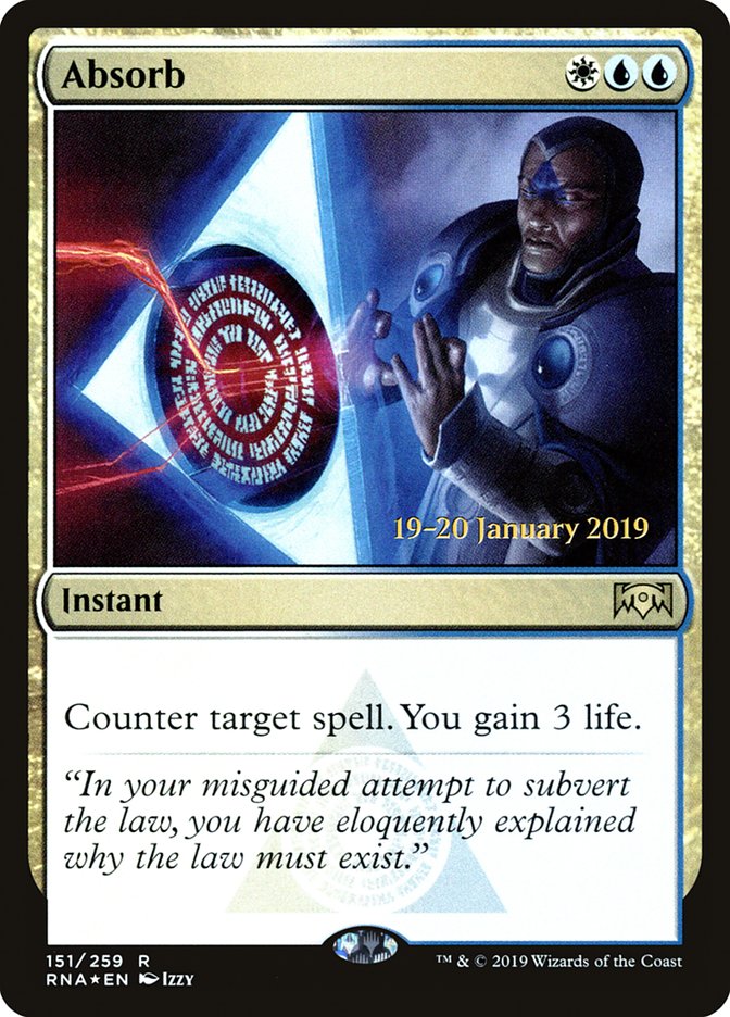 Absorb [Ravnica Allegiance Prerelease Promos] | Exor Games Dartmouth