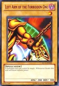 Left Arm of the Forbidden One (Red) [DL11-EN005] Rare | Exor Games Dartmouth