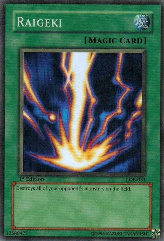 Raigeki [LOB-053] Super Rare | Exor Games Dartmouth