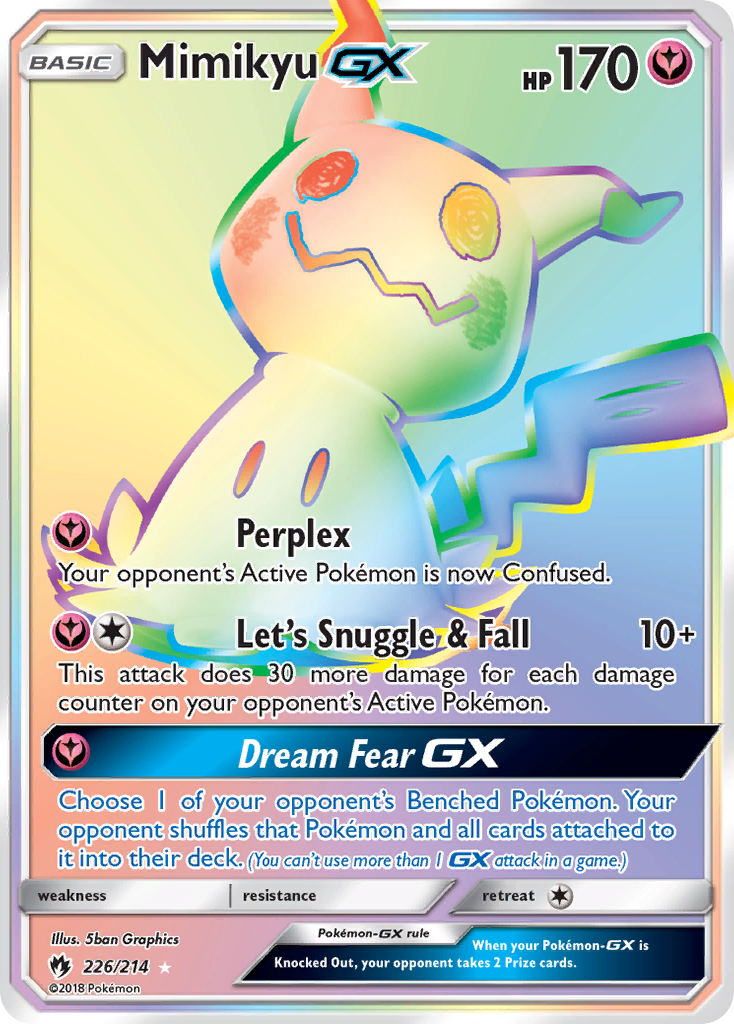 Mimikyu GX (226/214) [Sun & Moon: Lost Thunder] | Exor Games Dartmouth