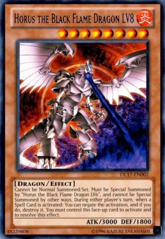 Horus the Black Flame Dragon LV8 (Purple) [DL17-EN002] Rare | Exor Games Dartmouth