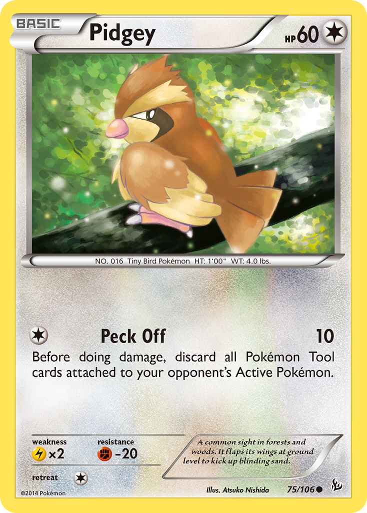 Pidgey (75/106) [XY: Flashfire] | Exor Games Dartmouth