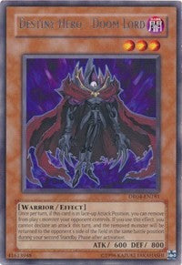 Destiny Hero - Doom Lord [DR04-EN181] Rare | Exor Games Dartmouth