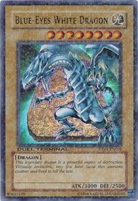 Blue-Eyes White Dragon [DTP1-EN001] Super Rare | Exor Games Dartmouth