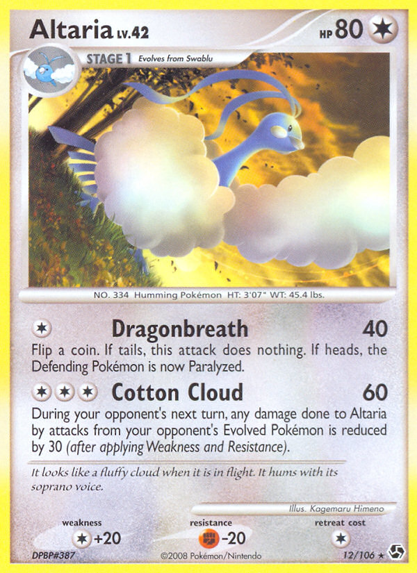 Altaria (12/106) [Diamond & Pearl: Great Encounters] | Exor Games Dartmouth