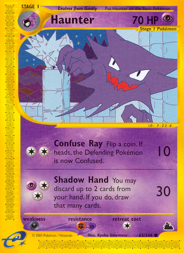 Haunter (63/144) [Skyridge] | Exor Games Dartmouth