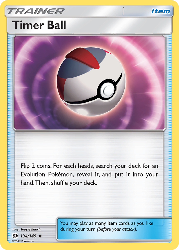 Timer Ball (134/149) [Sun & Moon: Base Set] | Exor Games Dartmouth