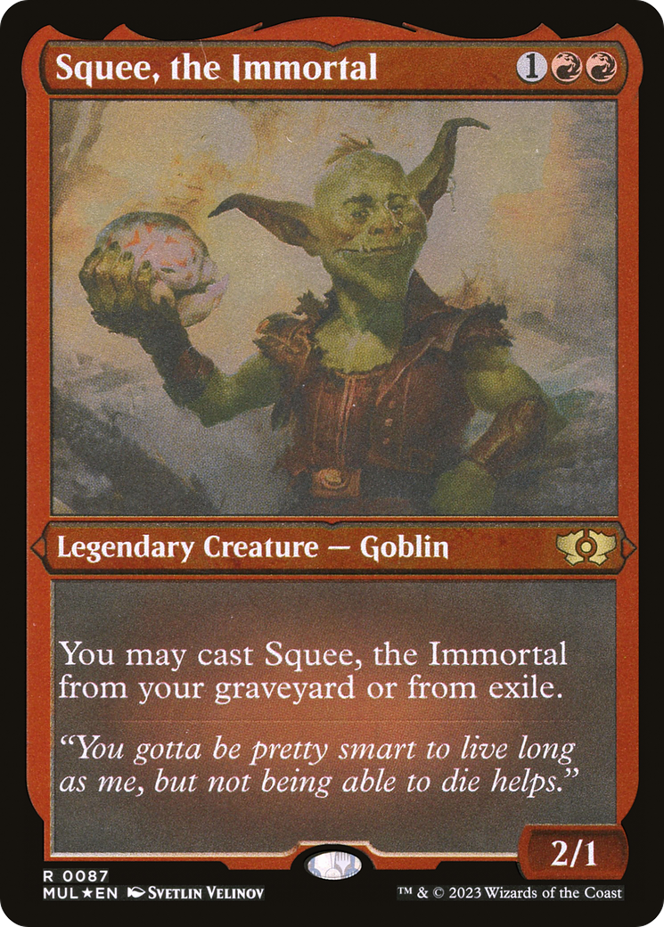 Squee, the Immortal (Foil Etched) [Multiverse Legends] | Exor Games Dartmouth