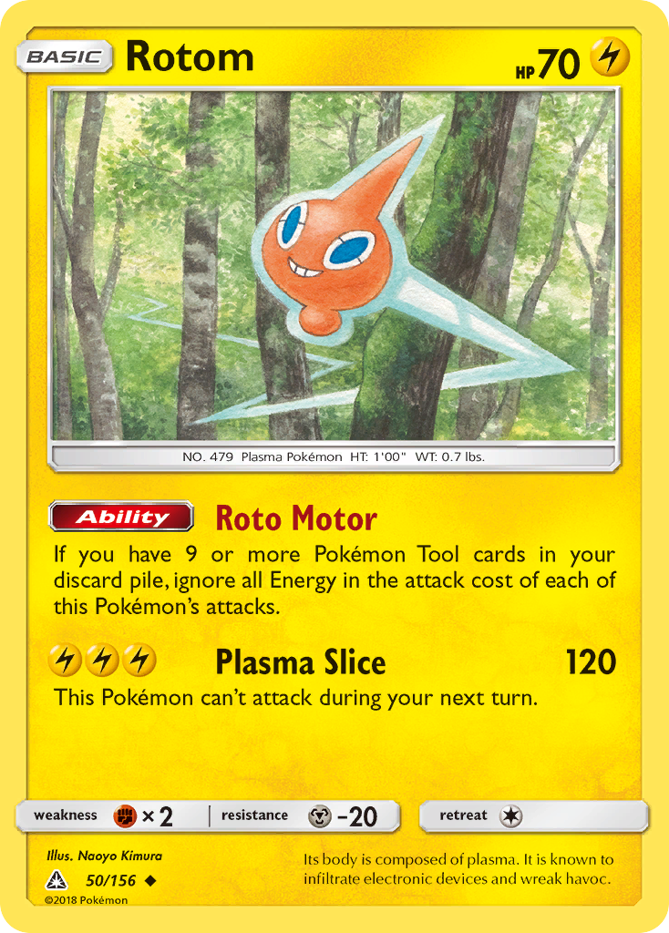 Rotom (50/156) [Sun & Moon: Ultra Prism] | Exor Games Dartmouth