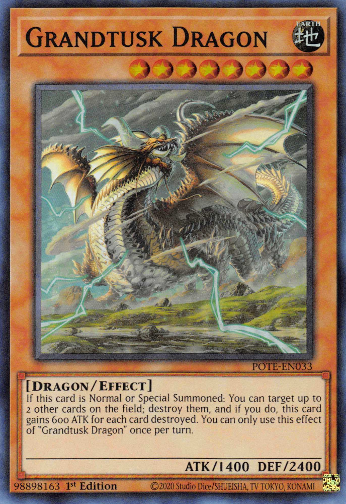 Grandtusk Dragon [POTE-EN033] Super Rare | Exor Games Dartmouth