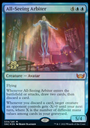 All-Seeing Arbiter [Streets of New Capenna Prerelease Promos] | Exor Games Dartmouth