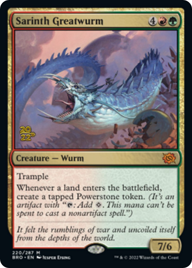 Sarinth Greatwurm [The Brothers' War: Prerelease Promos] | Exor Games Dartmouth