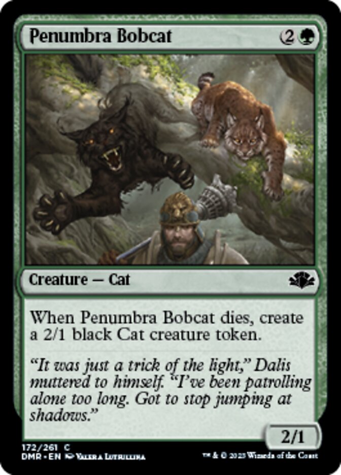 Penumbra Bobcat [Dominaria Remastered] | Exor Games Dartmouth