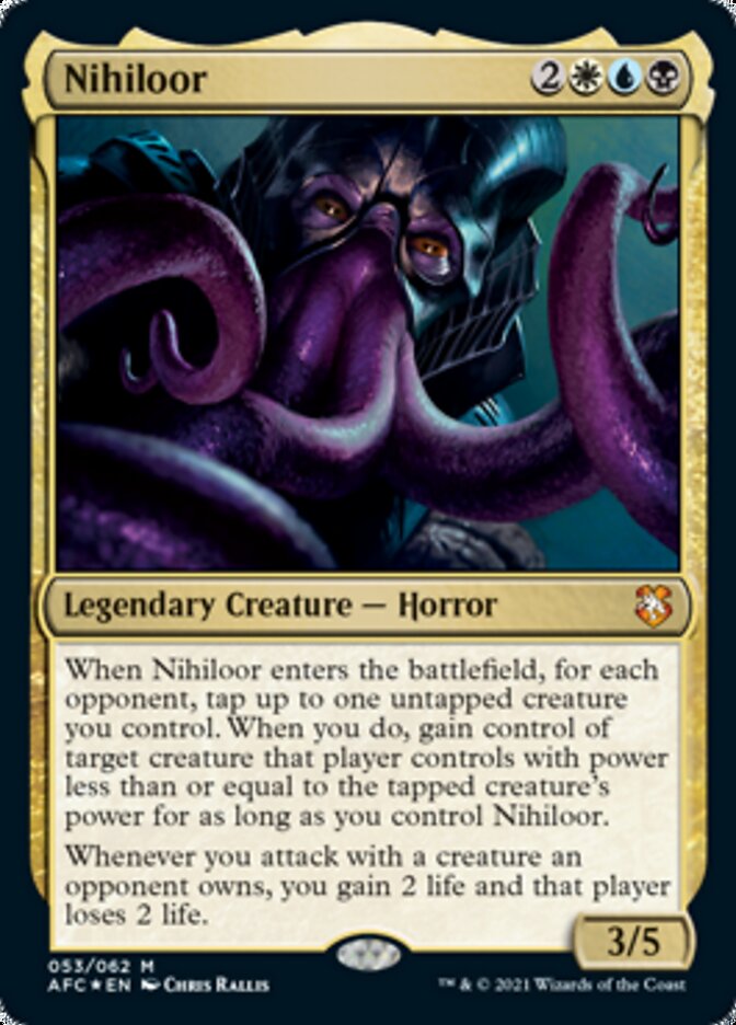 Nihiloor [Dungeons & Dragons: Adventures in the Forgotten Realms Commander] | Exor Games Dartmouth