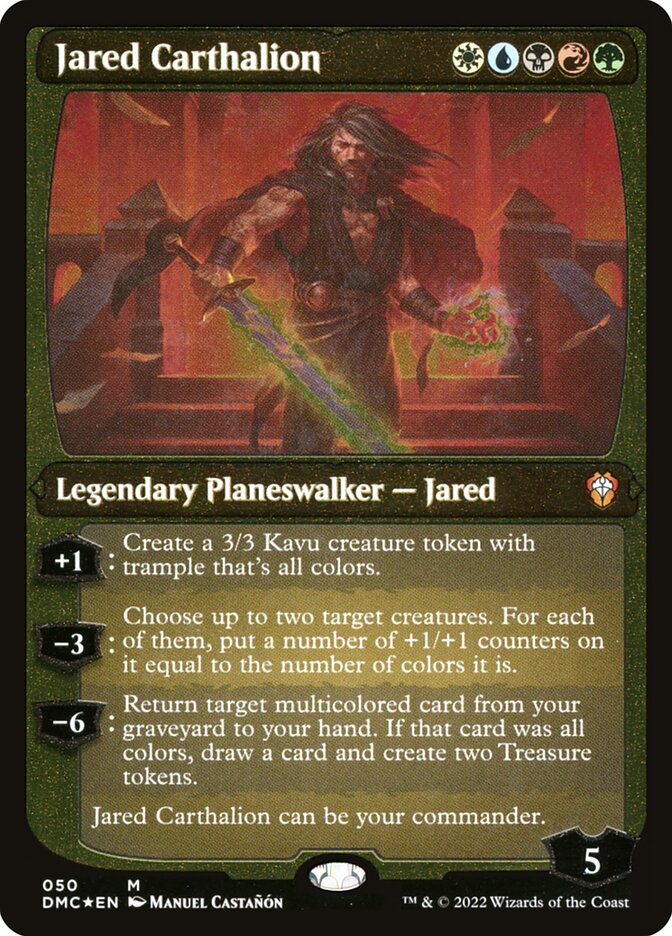 Jared Carthalion (Showcase Display Commander) [Dominaria United Commander] | Exor Games Dartmouth