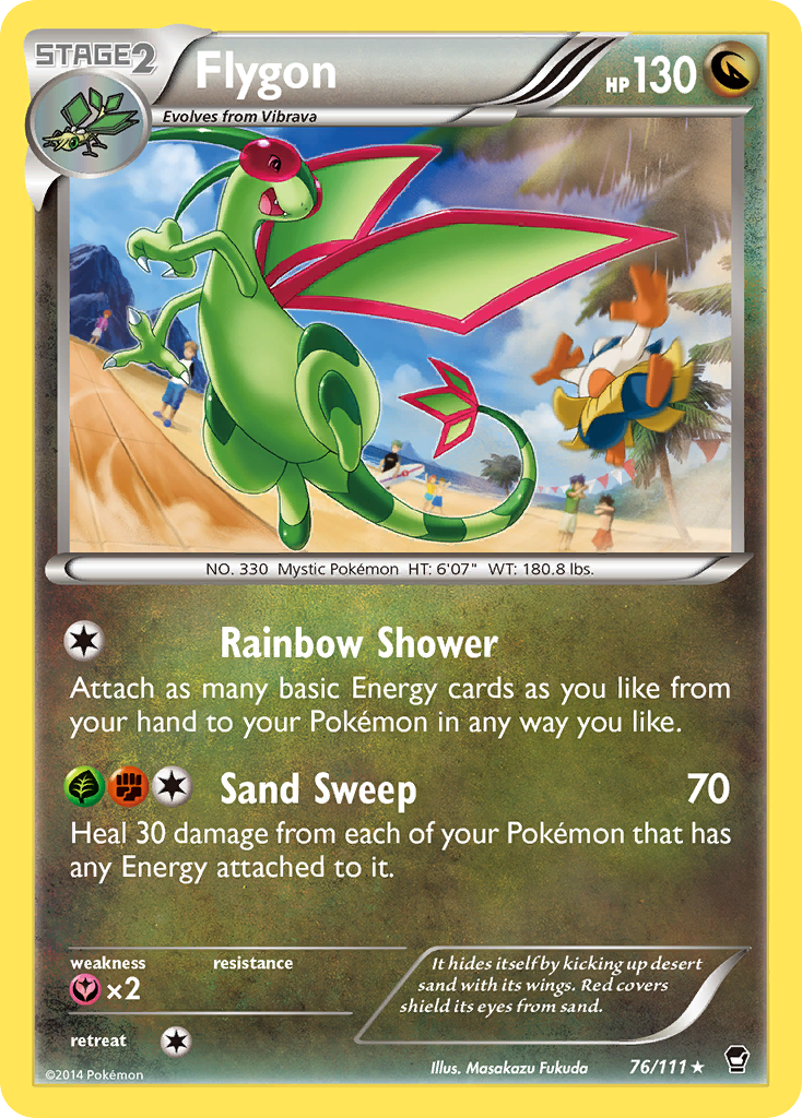 Flygon (76/111) [XY: Furious Fists] | Exor Games Dartmouth