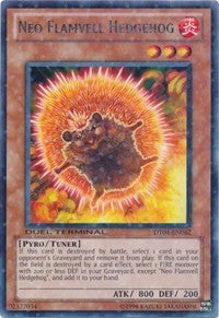 Neo Flamvell Hedgehog [DT04-EN062] Rare | Exor Games Dartmouth